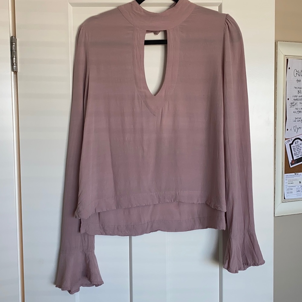 Free People Mauve Blouse